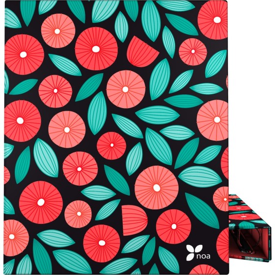 Carpeta De Anillas Papel Plastificado Soft A4 4X25mm Fsc Noa  Globe Grafoplás