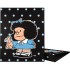 Carpeta De Anillas Papel Plastificado Brillo A4 4X25mm Fsc Mafalda  Lunares Grafoplás