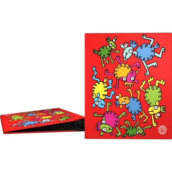 Carpeta De Anillas Papel Plastificado Brillo A4 4X25mm Fsc Katuki  Lana Grafoplás