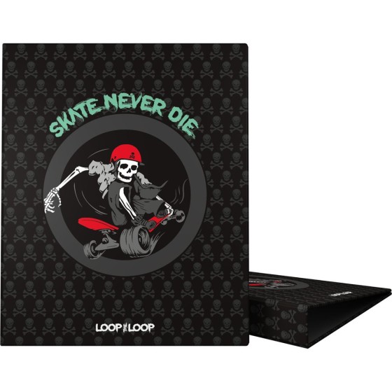 Carpeta De Anillas Papel Plastificado Soft A4 4X25mm Fsc Loop The Loop  Skate Grafoplás