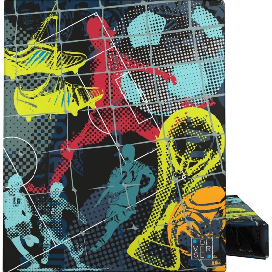 Carpeta De Anillas Papel Plastificado Soft A4 4X25mm Fsc Diverse 20 Grafoplás