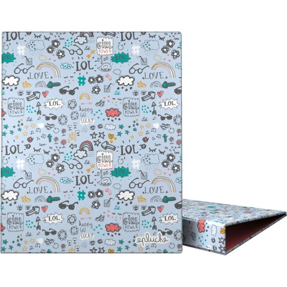 Carpeta De Anillas Papel Plastificado Soft A4 4X25mm Fsc Laurie  Grafoplás