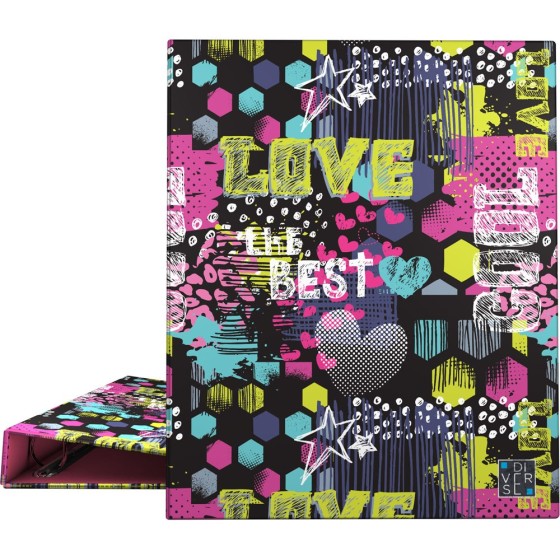 Carpeta De Anillas A4 4 Anillas x 25 mm. Fsc Diverse  Cool Grafoplás