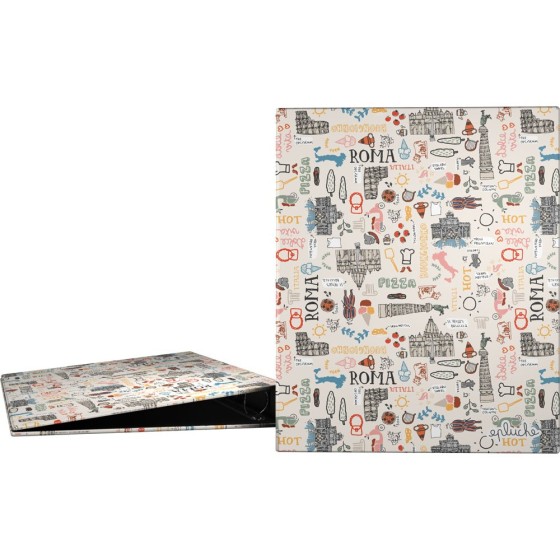 Carpeta De Anillas A4 4 Anillas x 25 mm. Fsc Laurie  Roma Grafoplás