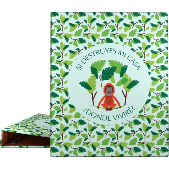 Carpeta De Anillas A4 4 Anillas x 25 mm. Fsc Planet  Mono Grafoplás