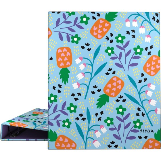 Carpeta De Anillas A4 4 Anillas x 25 mm. Fsc Ec  Flower Grafoplás