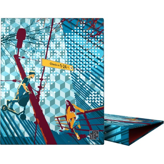 Carpeta De Anillas A4 4 Anillas x 25 mm. Fsc Diverse  Follow Me Grafoplás