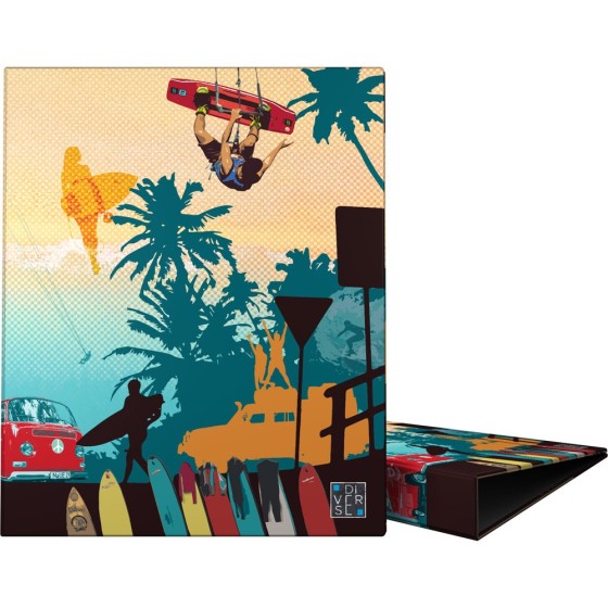 Carpeta De Anillas A4 4 Anillas x 25 mm. Fsc Diverse  Sunshine Grafoplás