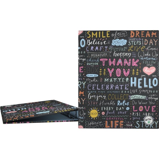 Carpeta De Anillas A4 4 Anillas x 25 mm. Fsc Se Tu  Story Grafoplás