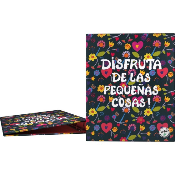 Carpeta De Anillas A4 4 Anillas x 25 mm. Fsc Se Tu  Enjoy Grafoplás