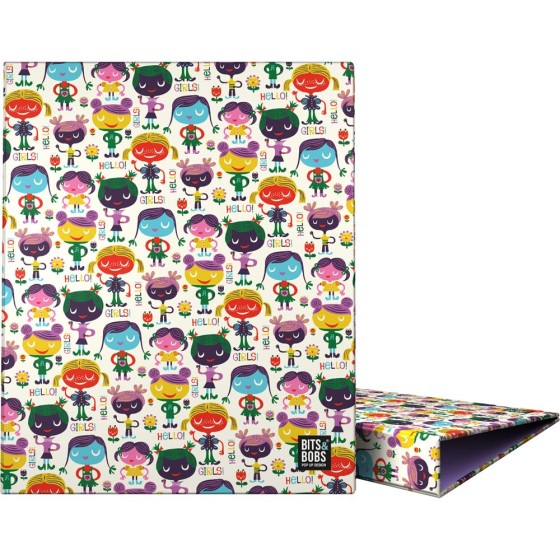 Carpeta De Anillas A4 4 Anillas x 25 mm. Fsc Bits&Bobs  Hello Grafoplás