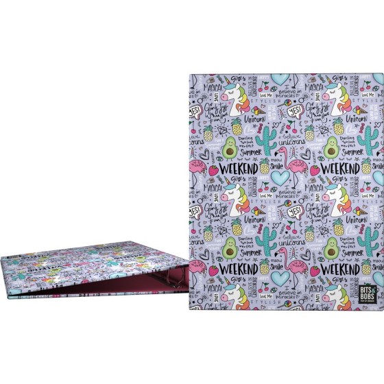 Carpeta De Anillas A4 4 Anillas x 25 mm. Fsc Bits&Bobs  Fantasy Grafoplás