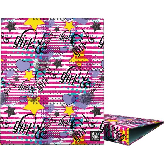 Carpeta De Anillas A4 4 Anillas x 25 mm. Fsc Bits&Bobs  Girl Grafoplás