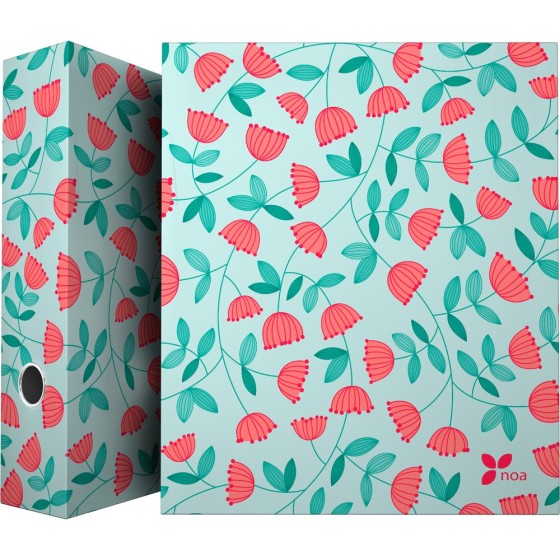 Carpeta De Anillas Papel Plastificado Soft A4 4X40mm Con Ollao Fsc Noa  Bloom Grafoplás