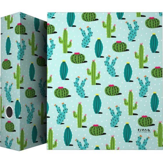 Carpeta De Anillas Papel Plastificado Brillo A4 4X40mm Con Ollao Fsc Ec  Mint Grafoplás