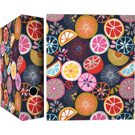 Carpeta De Anillas Papel Plastificado Soft A4 4X40mm Con Ollao Fsc Jproust  Grafoplás