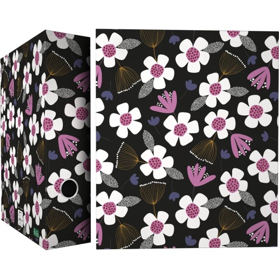 Carpeta De Anillas Papel Plastificado Soft A4 4X40mm Con Ollao Fsc Jproust  Grafoplás