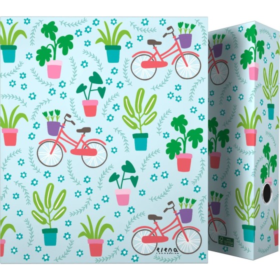 Carpeta De Anillas Papel Plastificado Soft A4 4X40mm Con Ollao Fsc Ec  Grafoplás