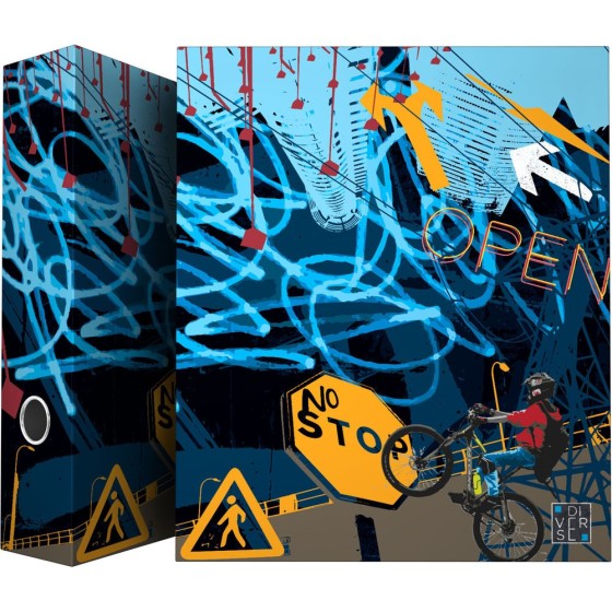 Carpeta De Anillas Papel Plastificado Soft A4 4X40mm Con Ollao Fsc Diverse  Grafoplás