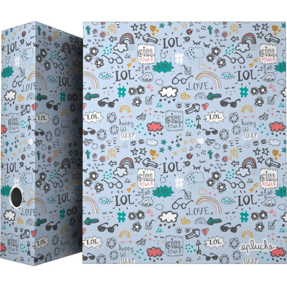 Carpeta De Anillas Papel Plastificado Soft A4 4X40mm Con Ollao Fsc Laurie  Grafoplás