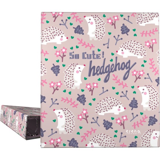 Carpeta De Anillas A4 4 Anillas 40 mm. Ec  Hedgehog Grafoplás