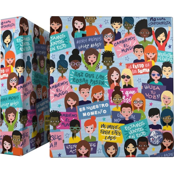 Carpeta De Anillas A4 4 Anillas 40 mm. Revolution  Move On Grafoplás