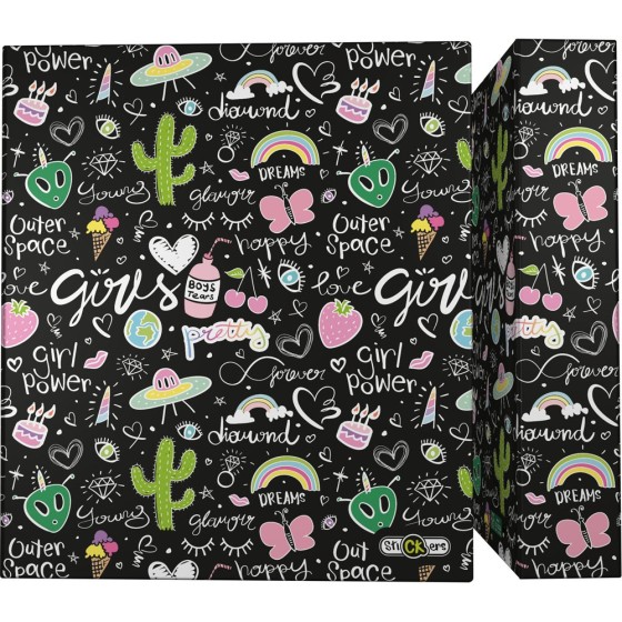 Carpeta De Anillas A4 4 Anillas 40 mm. Stickers  Crazy Space Grafoplás