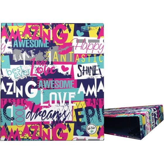 Carpeta De Anillas A4 4 Anillas 40 mm. Se Tu  Amazing Grafoplás