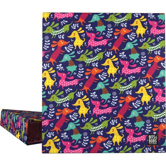 Carpeta De Anillas A4 4 Anillas 40 mm. Bits&Bobs  Dogs Party Grafoplás