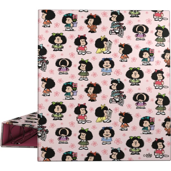 Carpeta De Anillas A4 4 Anillas 40 mm. Mafalda  Unica Grafoplás
