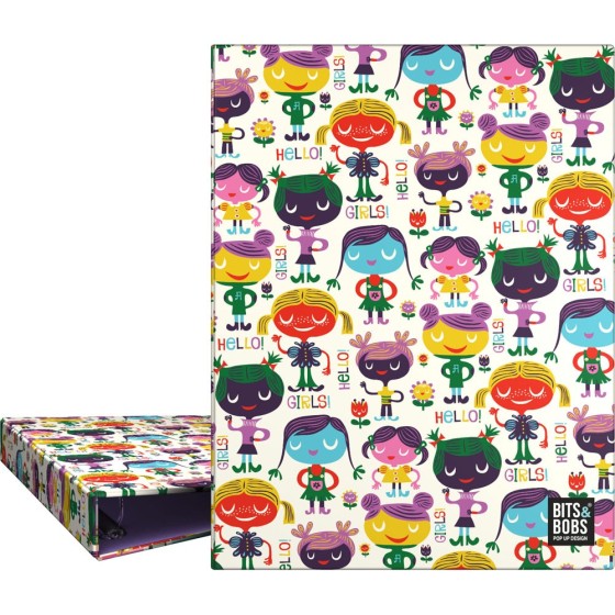 Carpeta De Anillas A5 4 Anillas x 25 mm. Fsc Bits&Bobs  Hello Grafoplás