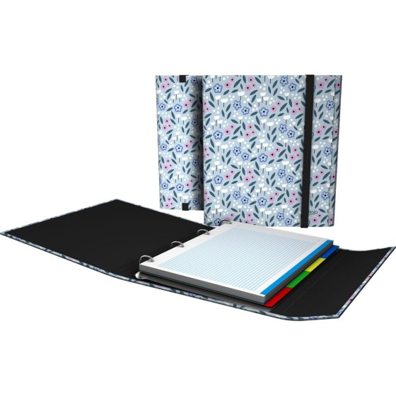 Carpeta De Anillas Con Recambio  Papel Plastificado Soft A4 4X25mm Fsc Maja  Grafoplás