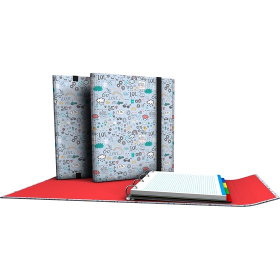 Carpeta De Anillas Con Recambio  Papel Plastificado Soft A4 4X25mm Fsc Laurie  Grafoplás