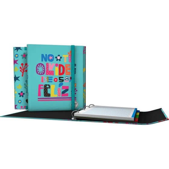 Carpeta De Anillas Con Recambio  Papel Plastificado Soft A4 4X25mm Fsc Se Tu  Grafoplás