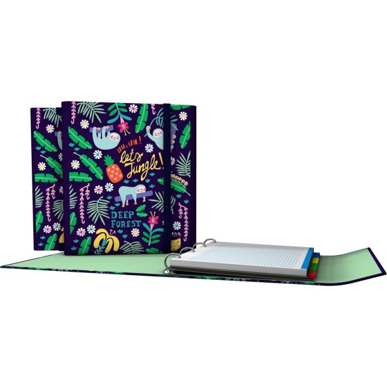 Carpeta De Anillas Con Recambio 4 Anillas de 25 mm. A4 Fsc Ec  Jungle Grafoplás