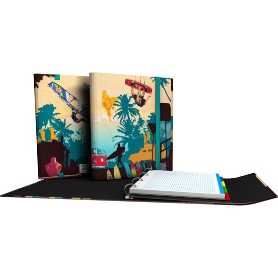 Carpeta De Anillas Con Recambio 4 Anillas de 25 mm. A4 Fsc Diverse  Sunshine Grafoplás