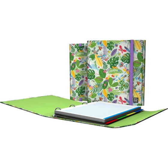 Carpeta De Anillas Con Recambio 4 Anillas de 25 mm. A4 Fsc Bits&Bobs  Bugs Grafoplás