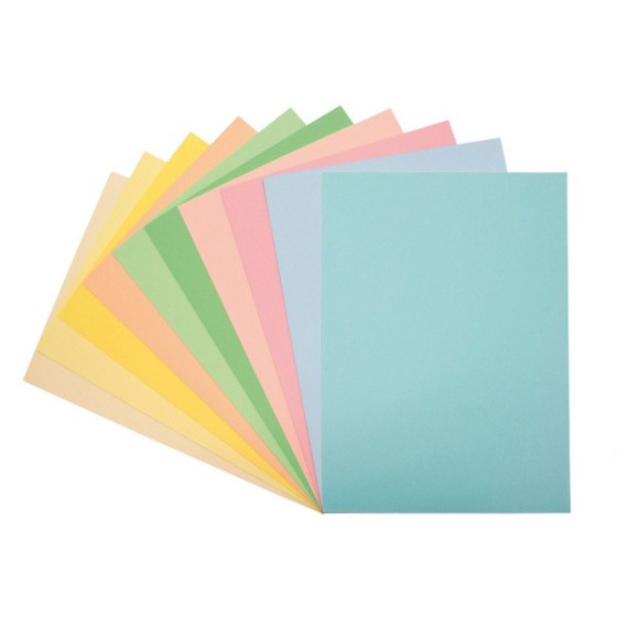 Paquete 500 Papel Colores Pastel A4 80 G Verde Fixo