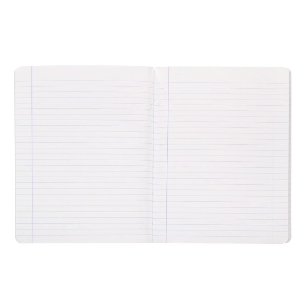 Libreta liderpapel antartik a5+ plus cosida 48 hojas 90g/m2 rayado horizontal con margen 6 colores surtidos