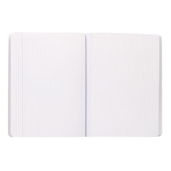Libreta liderpapel antartik a5+ plus cosida 48 hojas 90g/m2 cuadro 5mm con margen 6 colores surtidos