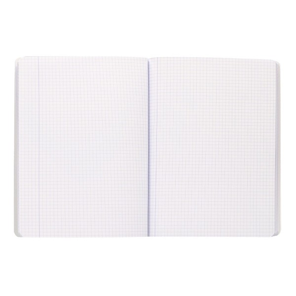 Libreta liderpapel antartik a5+ plus cosida 48 hojas 90g/m2 cuadro 5mm con margen 6 colores surtidos