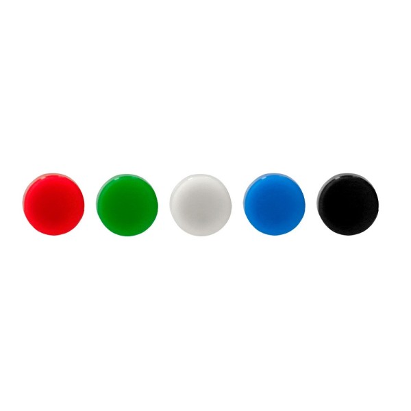 Imanes para sujecion liderpapel ecouse pp reciclado para pizarra magnetica 25 mm caja de 10