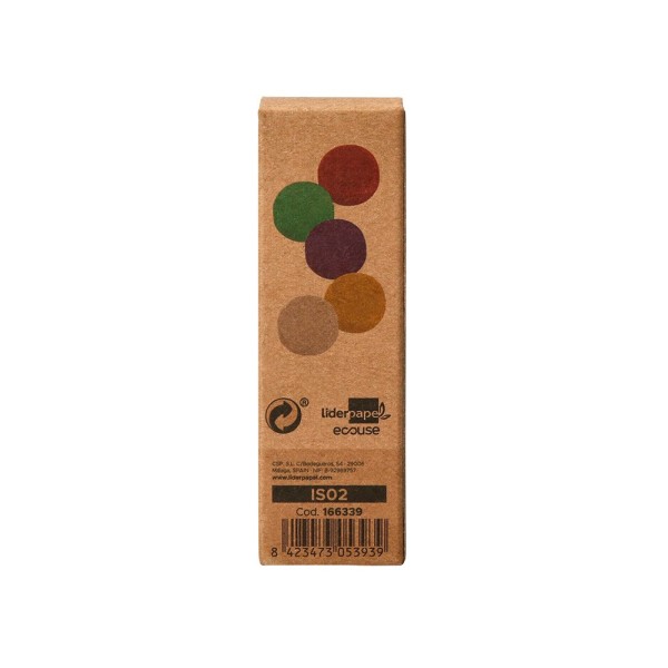 Imanes para sujecion liderpapel ecouse pp reciclado para pizarra magnetica 25 mm caja de 10