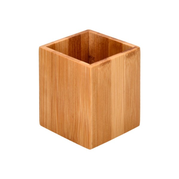 Cubilete portalapices liderpapel ecouse bambu 8x8x10 cm