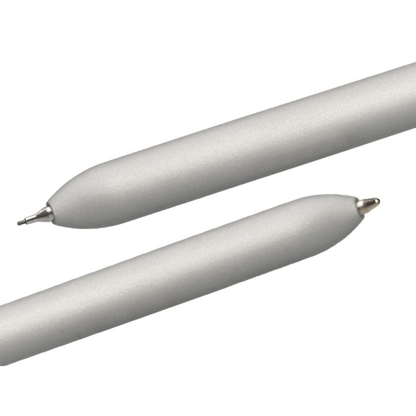 Boligrafo belius zurich 3 en 1 cuerpo plateado tinta negra y roja portaminas 0,5 mm en estuche