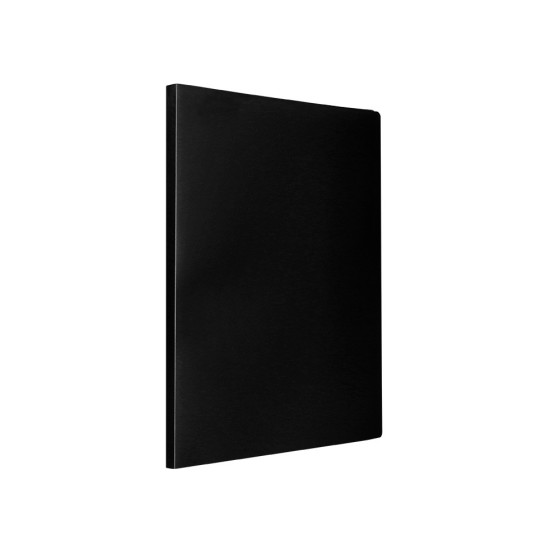 Carpeta liderpapel escaparate 40 fundas polipropileno din a3 negro opaco