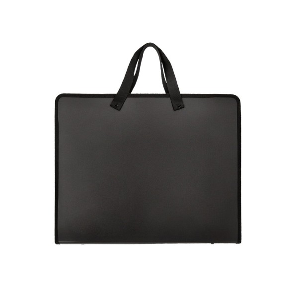 Carpeta liderpapel portadocumentos polipropileno a3 cierre de cremallera 2 bolsillos interiores con asa