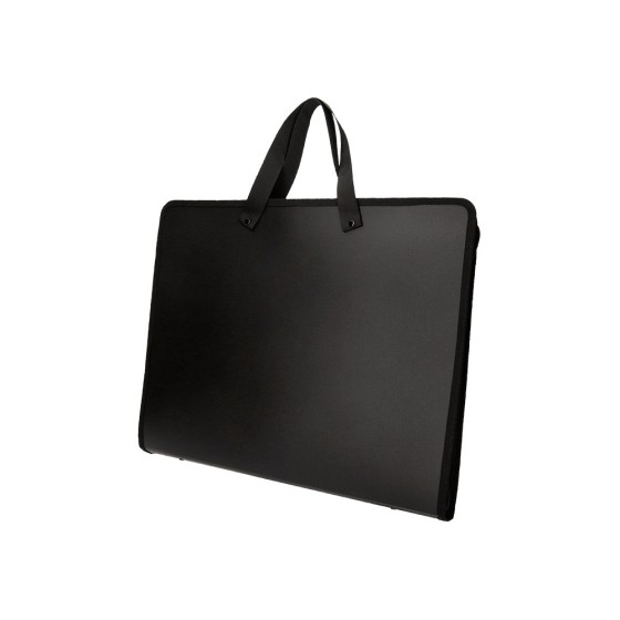 Carpeta liderpapel portadocumentos polipropileno a3 cierre de cremallera 2 bolsillos interiores con asa