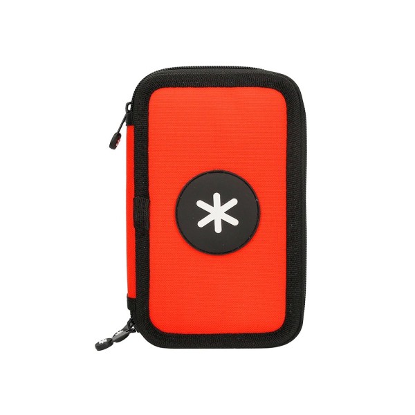 Plumier escolar antartik triple color rojo 36 piezas