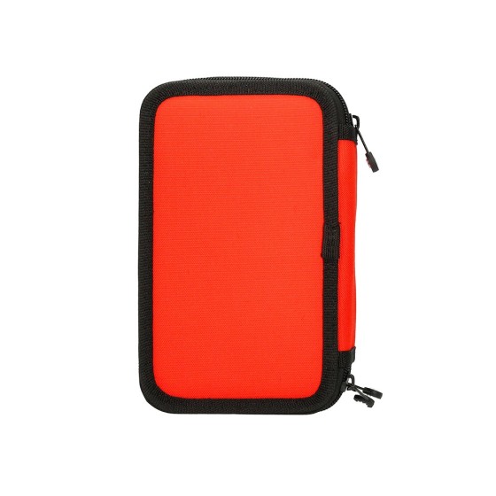 Plumier escolar antartik triple color rojo 36 piezas